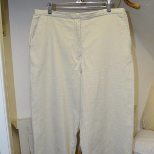 EILEEN FISHER Cotton Pants, Sz L